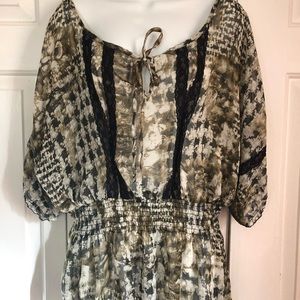 Crocodile pattern blouse